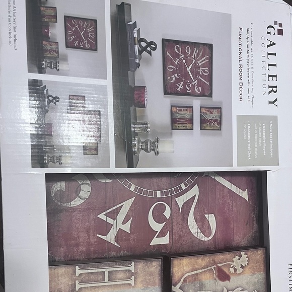 Gallery Collection 3-Piece Wall Decor Set – Rustic & Functional Design - Picture 8 of 15